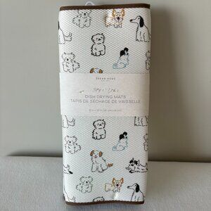 NWT - Dream Home New York - Set of 2 - Assorted Dog Dish Drying Mats